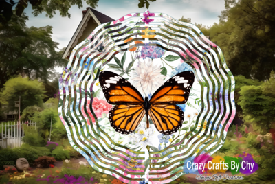 Butterfly Wind Spinner