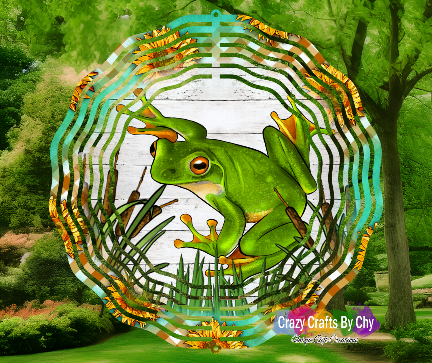 Frog Wind Spinner