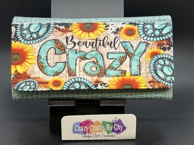 Beautiful Crazy Womens Turquoise Wallet