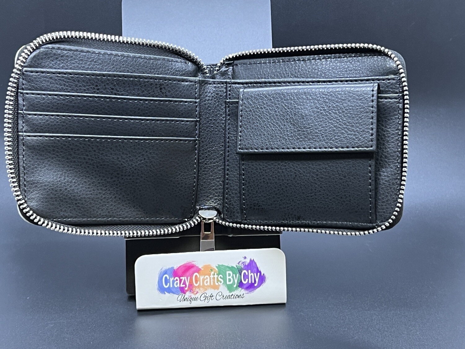 Smiley Face Zip-up Wallet