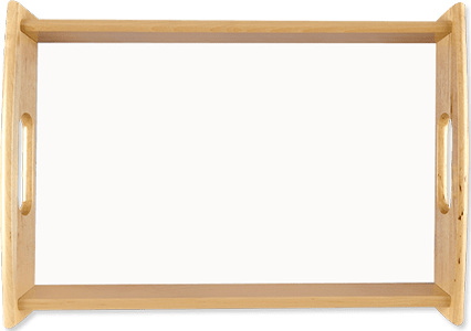 Small personalized serving tray