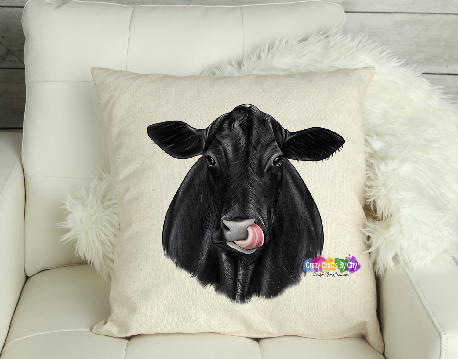 Black Angus Pillow
