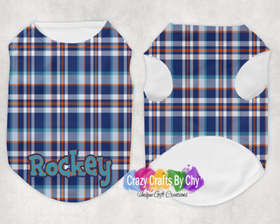 Plaid dog Tank
