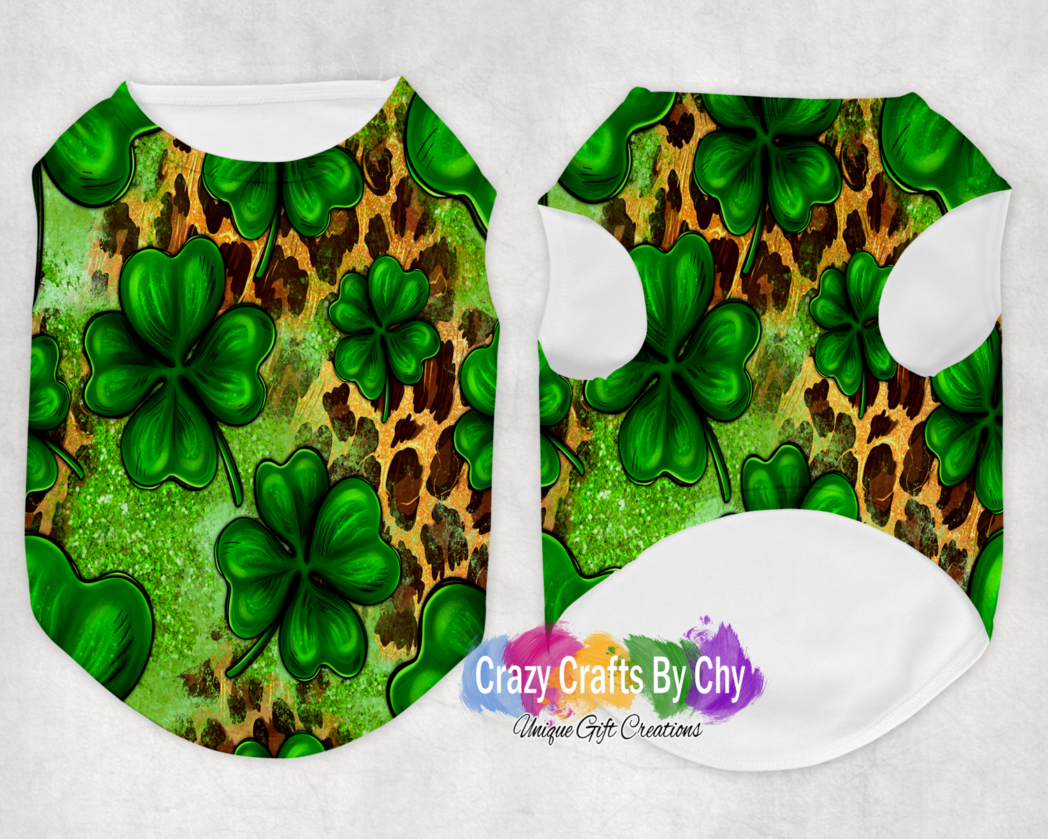 St. Patrick&#39;s Day Dog Tank