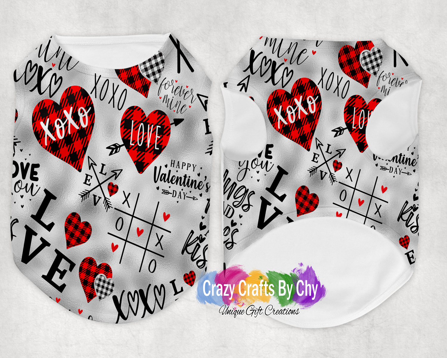 Valentine&#39;s Day Dog Tank