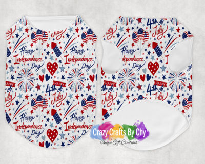 4th of July Dog Tank
