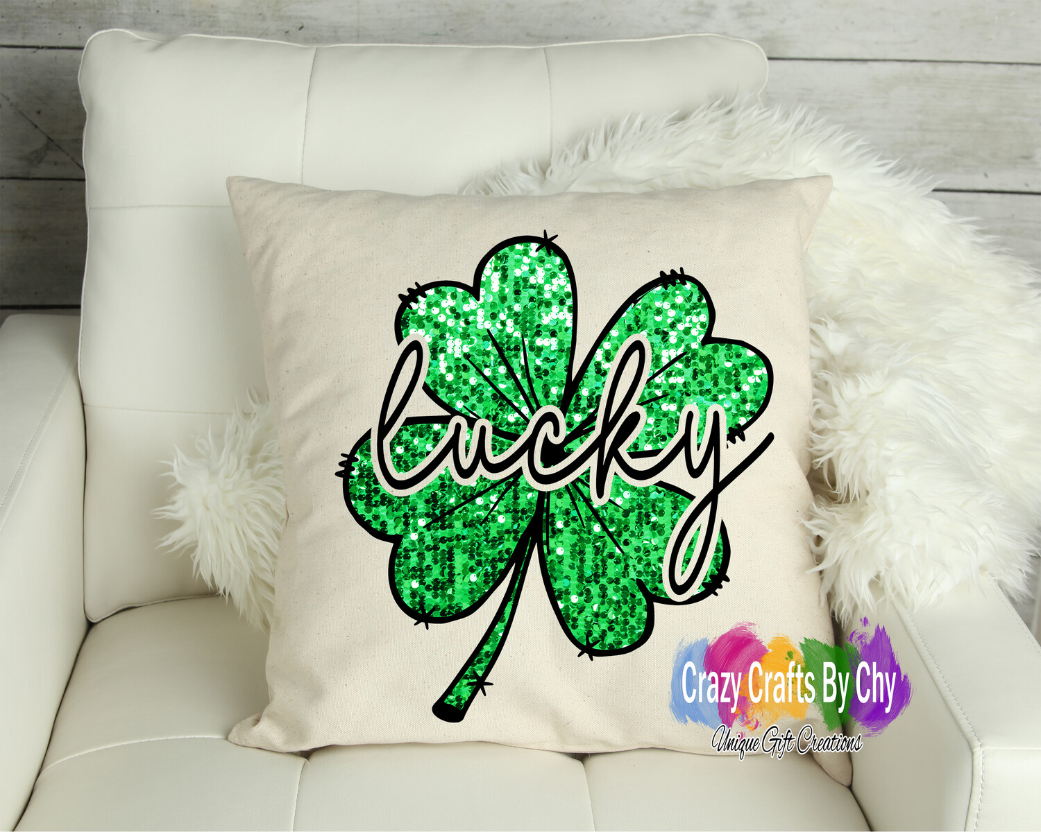 Lucky Shamrock Pillow
