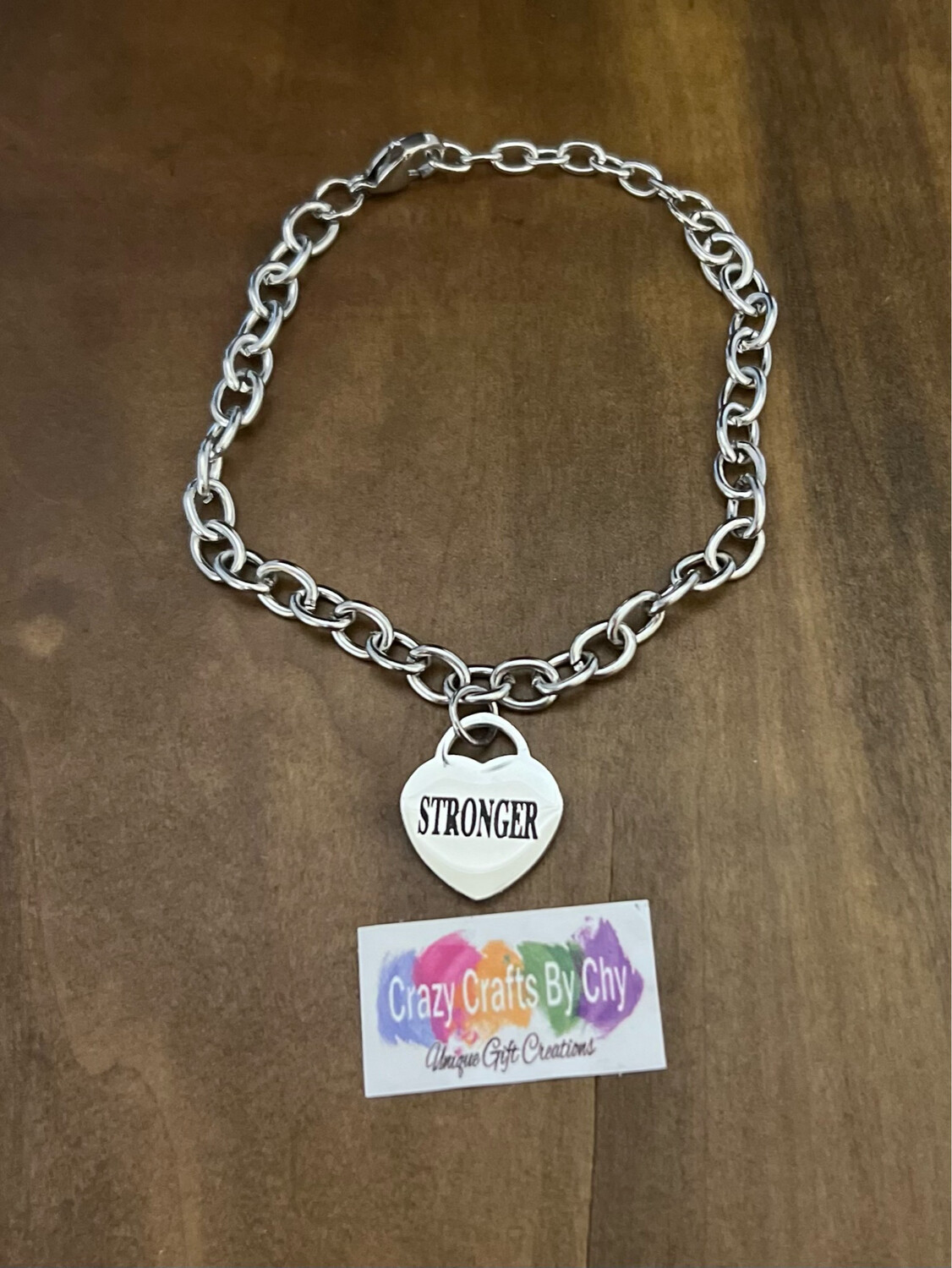 Stainless Steel Heart Bracelet
