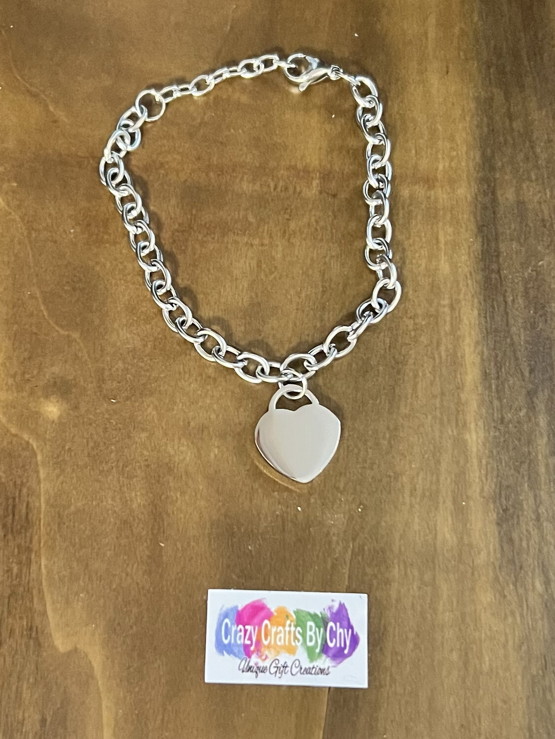 Stainless Steel Heart Bracelet