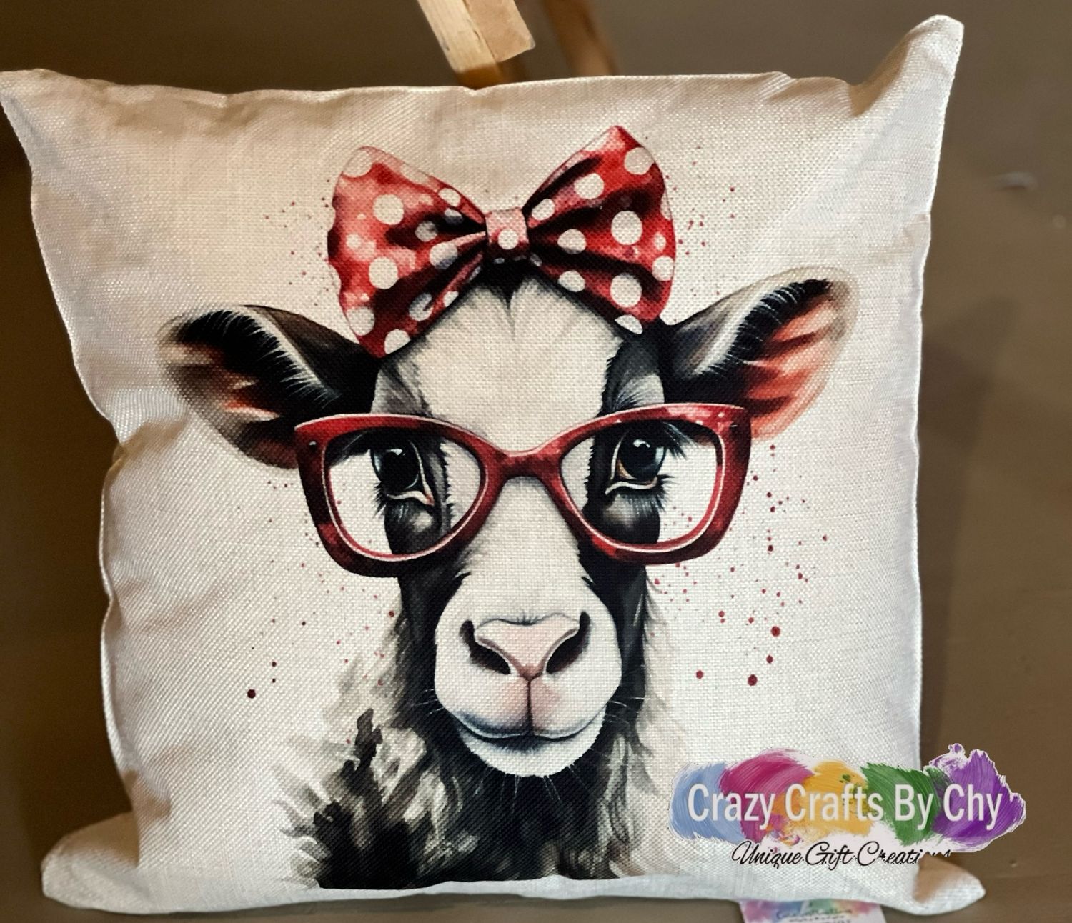 Goat with glasses