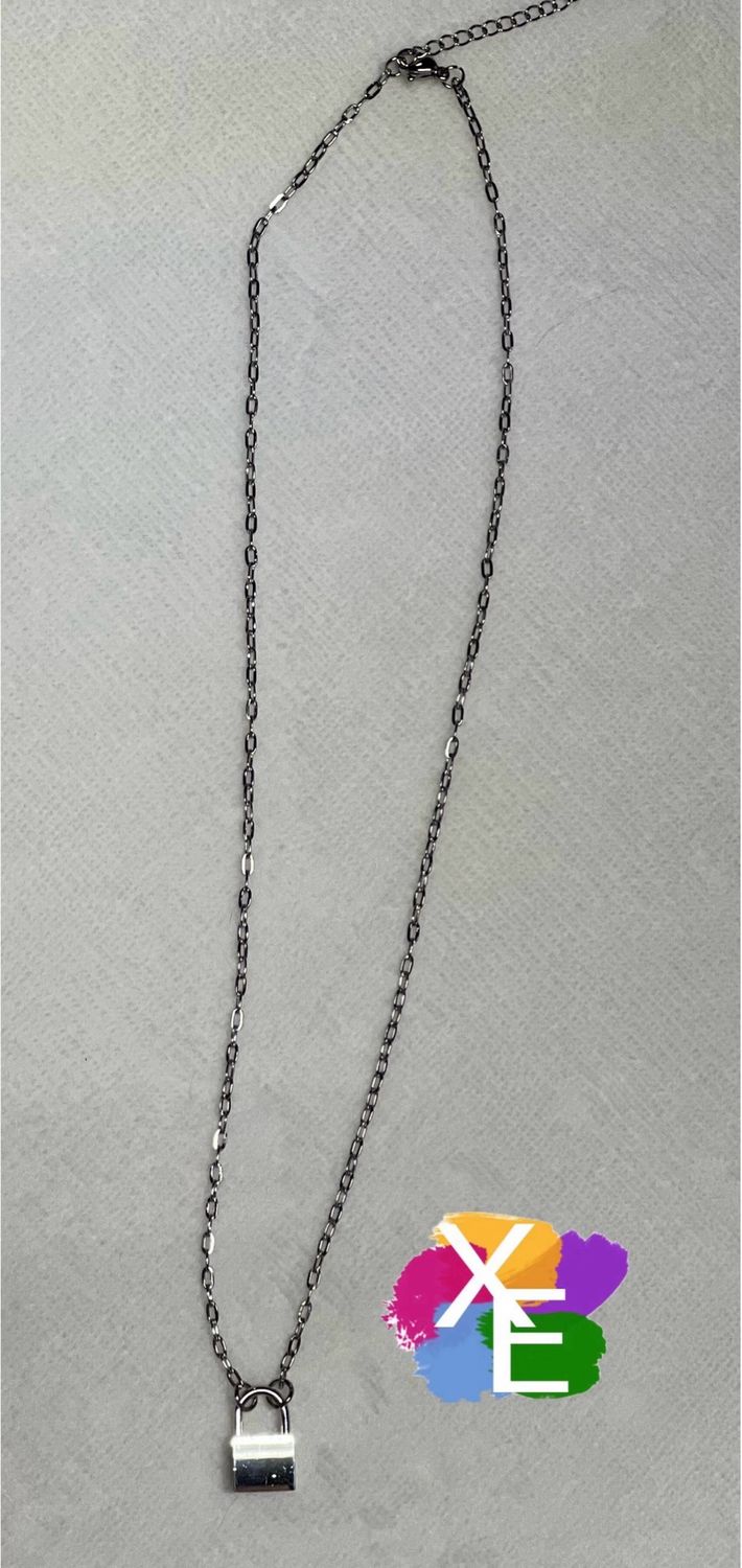 Pad Lock Necklace