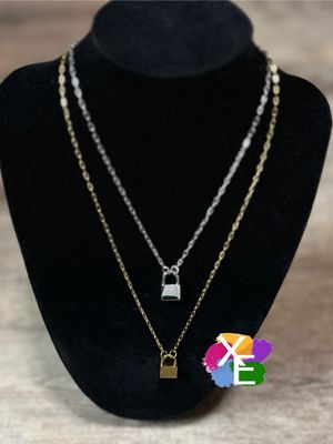 Pad Lock Necklace