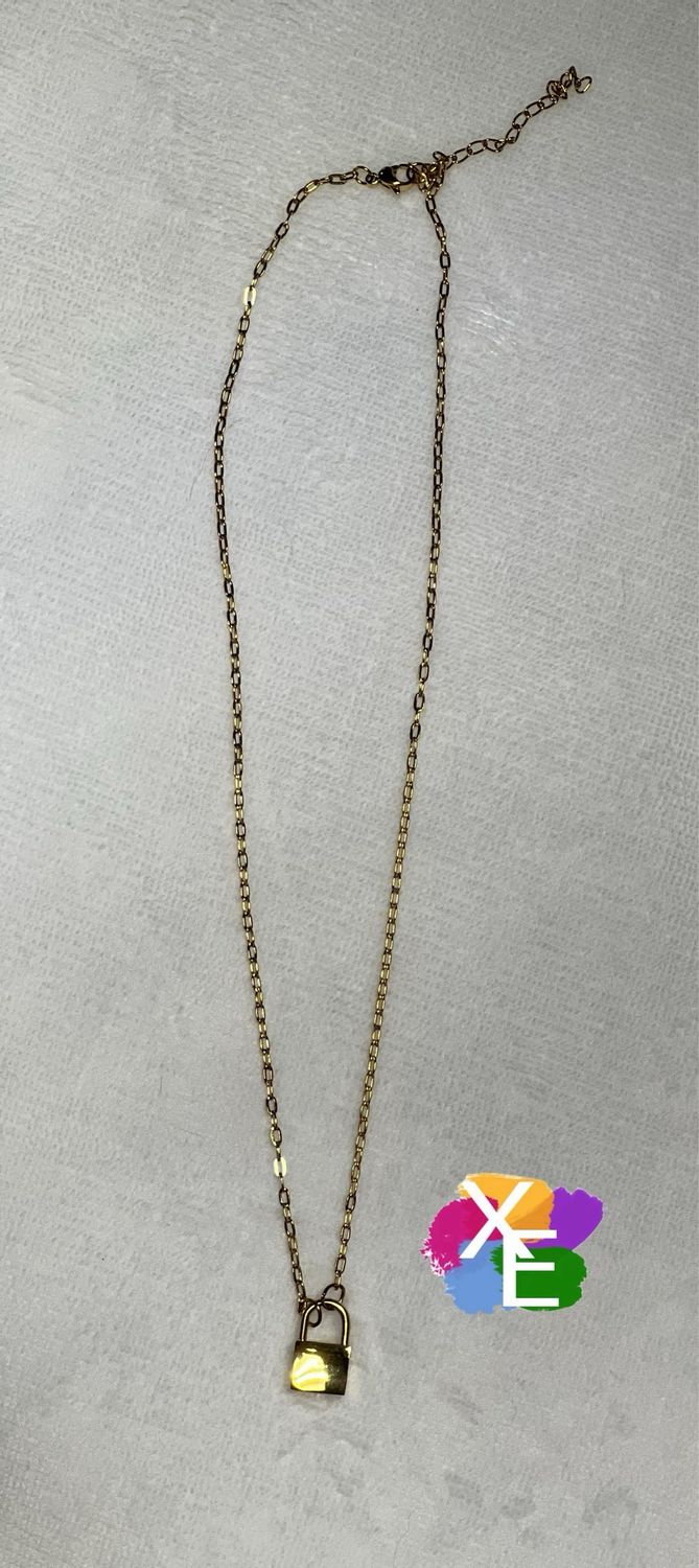 Pad Lock Necklace