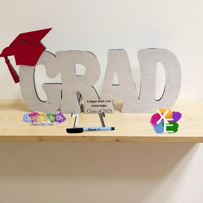 GRAD or 2025 Keepsake Sign