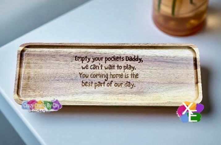 Customizable Engraved Empty Your Pocket Tray