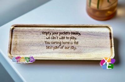 Customizable Engraved Empty Your Pocket Tray