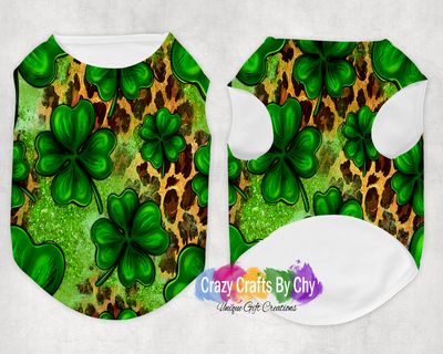 St. Patrick's Day Dog Tank