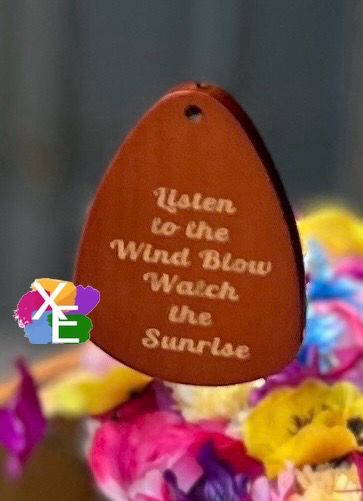 Custom Laser Engraved 37" Wind Chime
