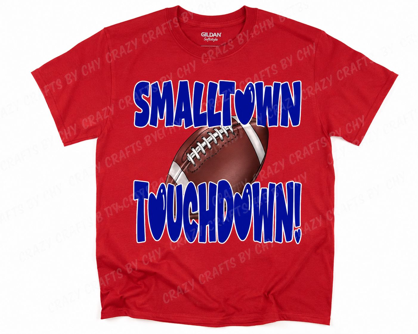 ​Smalltown Touchdown Graphic Tee – Gildan Softstyle