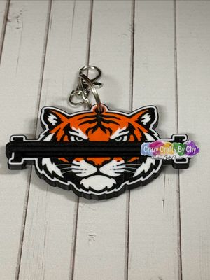 Tiger Bag Tag Hair Tie Holder