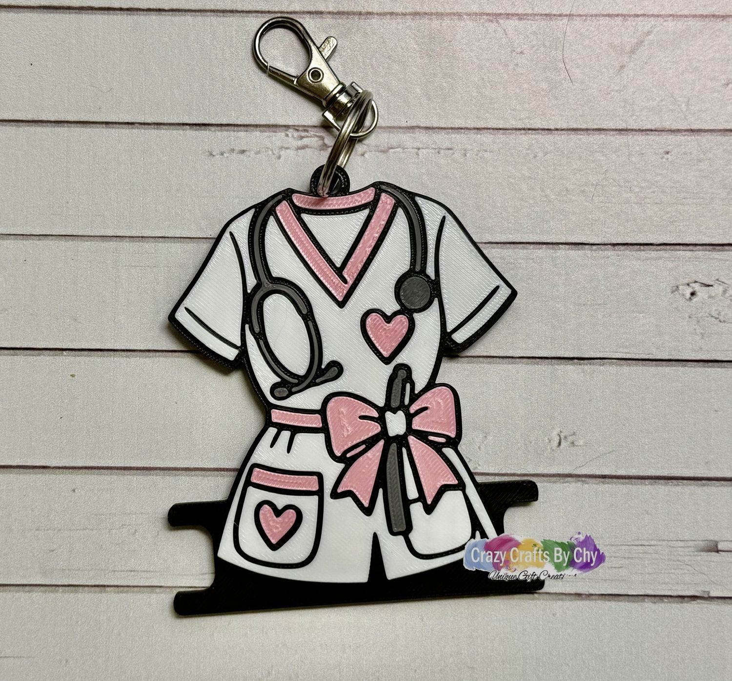 Bag Tag Hair Tie Holder