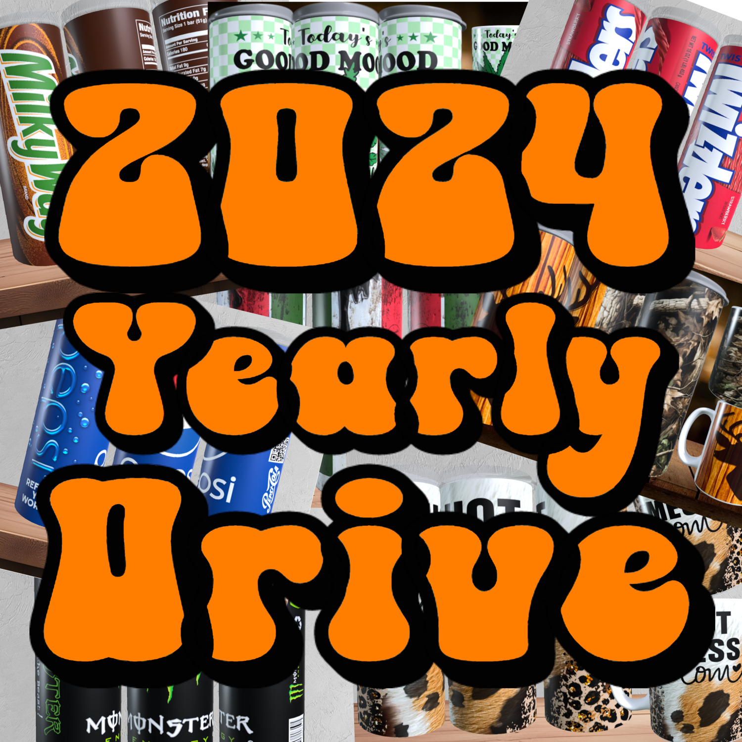 2024 YEARLY TUMBLER AND MUG DRIVE - DIGITAL DELIVERY- DRIVE PREVIEW LINK INCLUDED IN DESCRIPTION