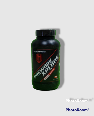 PREWORK Xplode ( Formula Pre-Entreno ,Glutamina,Taurina, Yohimbina ) 300gramos IRON MASS