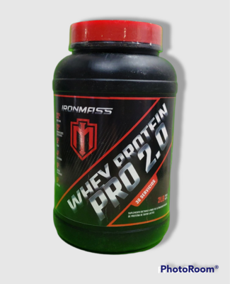 WHEY PROTEIN  ( Proteína de Suero ) Peso Neto 2 Lbs. IRON MASS