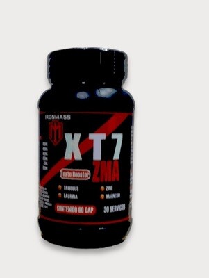XT7 ( Potenciador Muscular Eleva Niveles de Testosterona ) 60 capsulas. 30 servicios. PRO HORMONAL. IRON MASS