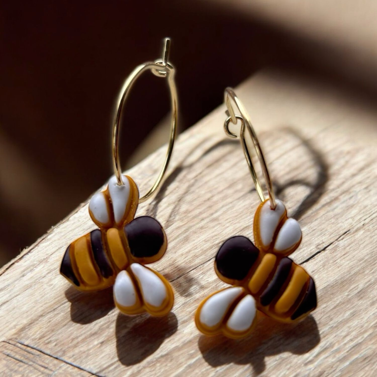 Bumble Bee Hoops