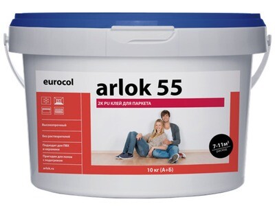 ARLOK 55 Двухкомпонентный полиуретановый клей eurocol 4 кг