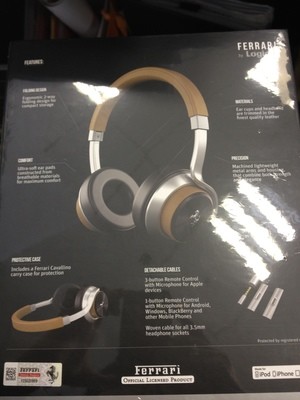 #Ferrari #headphone #golden color