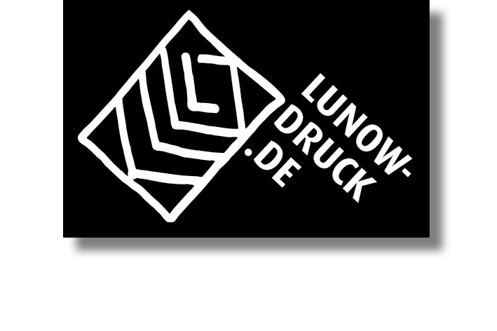 Schwarze Visitenkarten mit Weißdruck