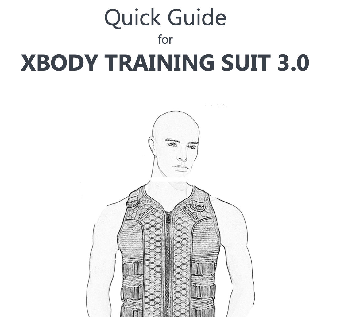 Quick guide trainingsuit 3.0
