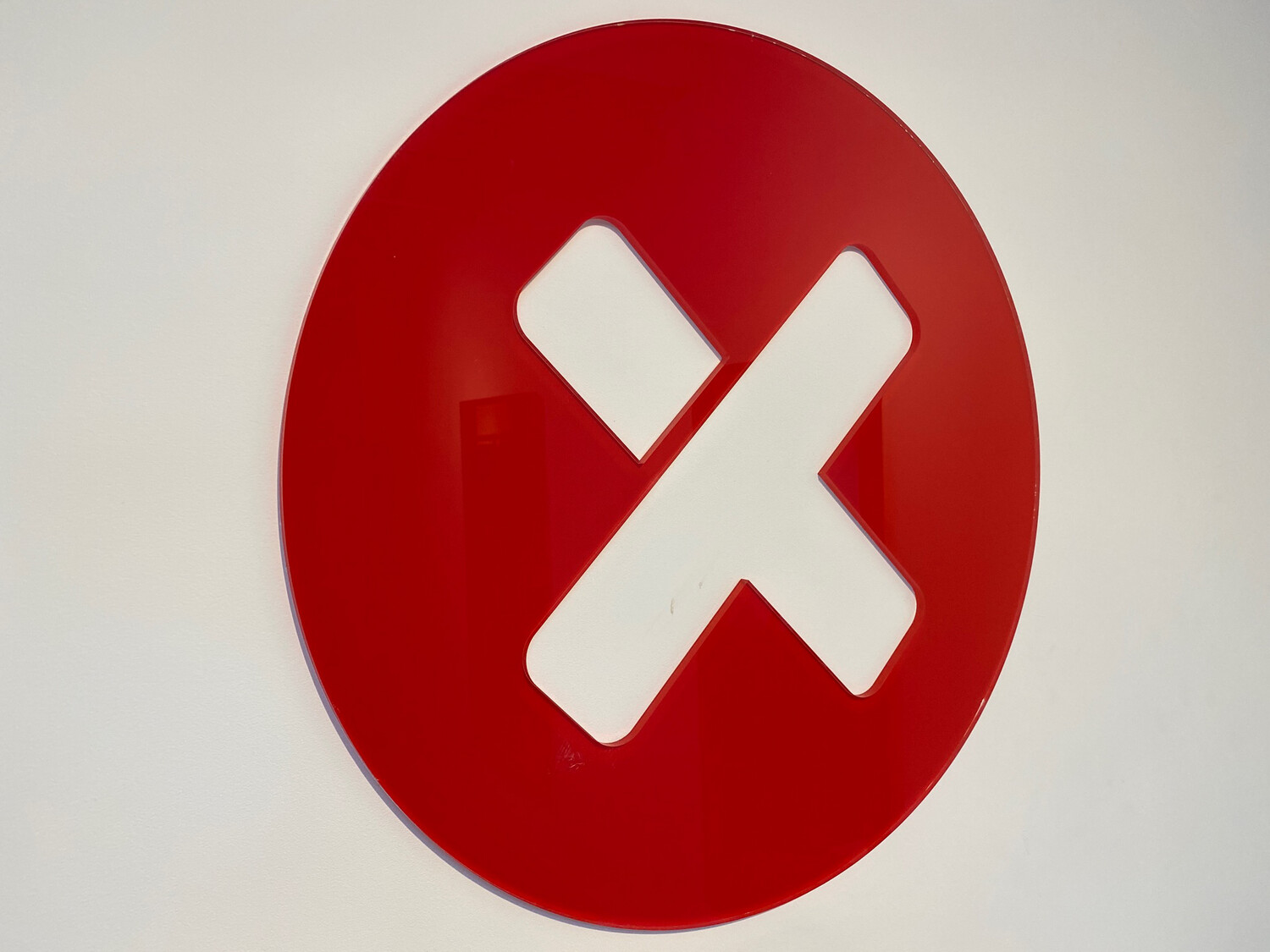XBody logo rond acryl