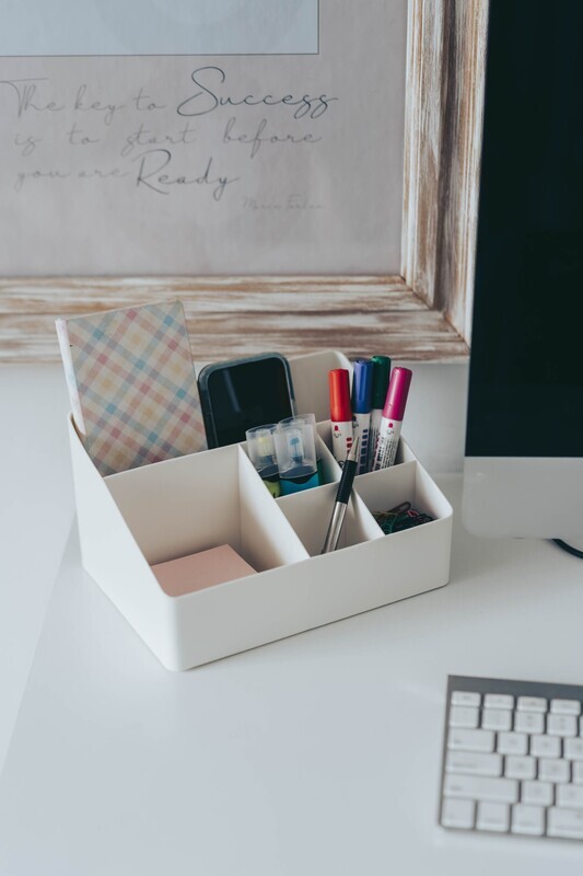 Organizador inclinado