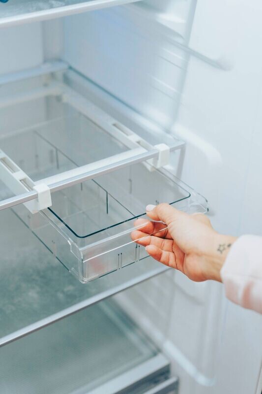 Gaveta Acrílica 4 Divisiones para refrigerador
