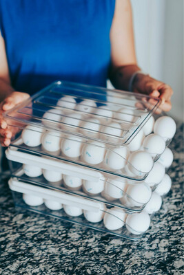 Organizador de huevos 3 niveles