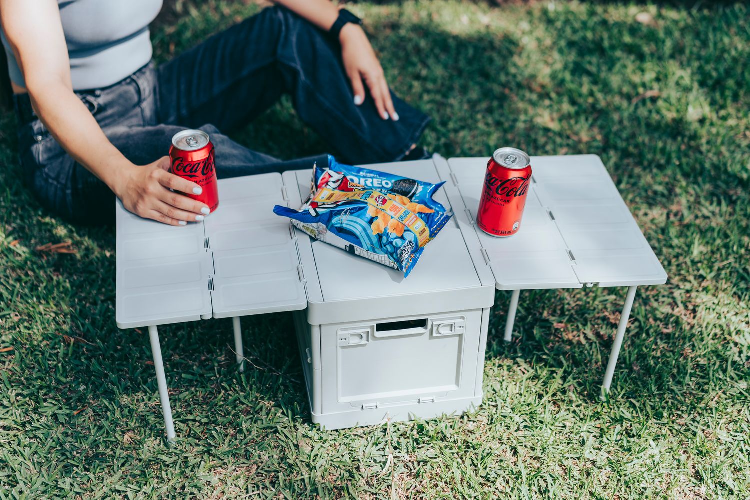 Caja para camping