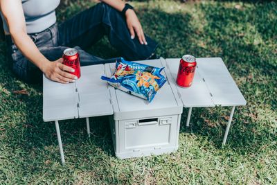 Caja para camping