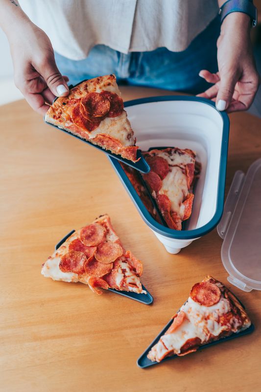 Contenedor para pizza - plegable