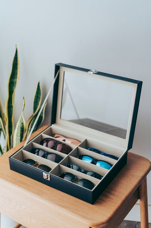 Caja organizador de lentes