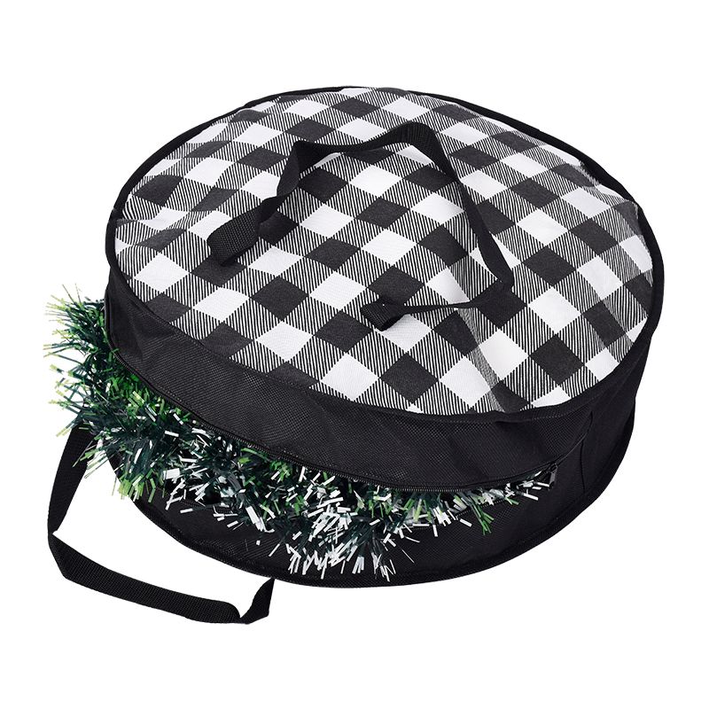 Bolsa de almacenamiento para corona navideña