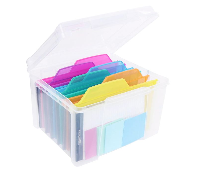 Caja para organizar tarjetas