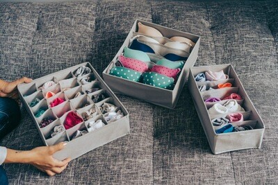 Set organizadores de ropa interior