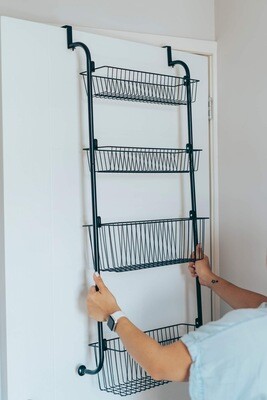 Rack metalico para puerta