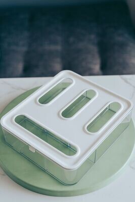 Organizador para bolsas ziploc