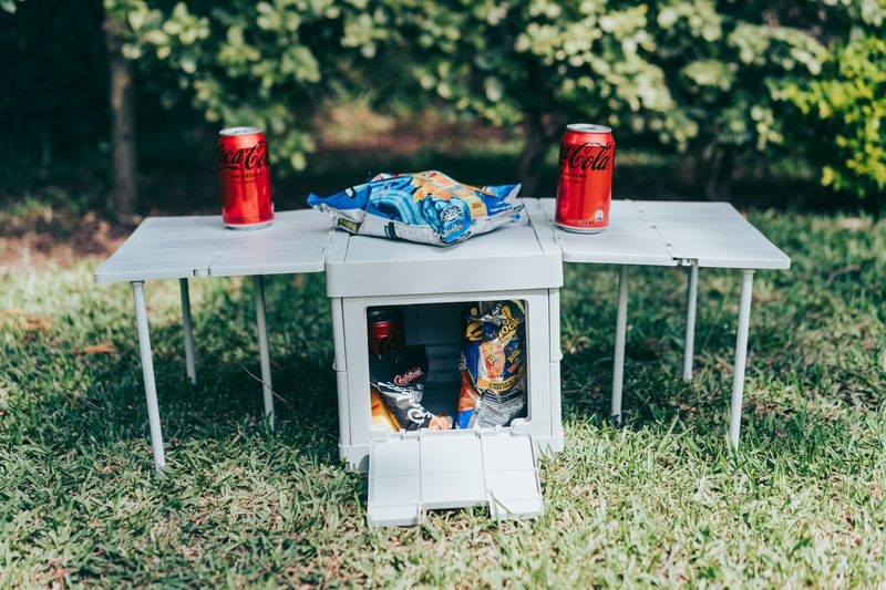 Caja para camping