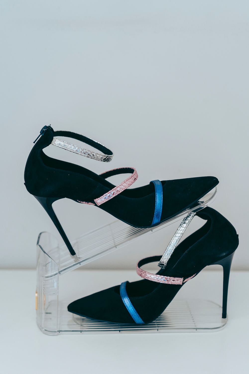 Set de 10 organizadores de zapatos transparentes