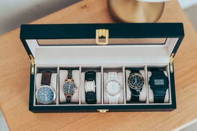 Caja organizadora de relojes